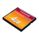 Transcend TS4GCF133 memoria flash 4 GB CompactFlash MLC ideal para almacenamiento confiable