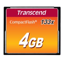Transcend TS4GCF133 memoria flash 4 GB CompactFlash MLC ideal para almacenamiento confiable
