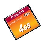 Transcend TS4GCF133 memoria flash 4 GB CompactFlash MLC ideal para almacenamiento confiable