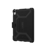 Folio negro de Urban Armor Gear para iPad de 10.9 pulgadas con SKU 123396114040. Diseño resistente y elegante.