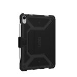 Folio negro de Urban Armor Gear para iPad de 10.9 pulgadas con SKU 123396114040. Diseño resistente y elegante.