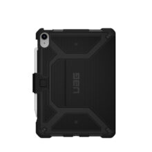 Folio negro de Urban Armor Gear para iPad de 10.9 pulgadas con SKU 123396114040. Diseño resistente y elegante.