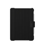 Folio negro de Urban Armor Gear para iPad de 10.9 pulgadas con SKU 123396114040. Diseño resistente y elegante.