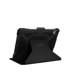 Folio negro de Urban Armor Gear para iPad de 10.9 pulgadas con SKU 123396114040. Diseño resistente y elegante.