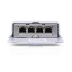 Ubiquiti NanoSwitch Gigabit Ethernet (10/100/1000) con Energía sobre Ethernet (PoE) en color blanco, SKU N-SW