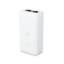 Adaptador e inyector de PoE Gigabit Ethernet Ubiquiti U-POE-AF, soporte 48V, SKU U-POE-AF