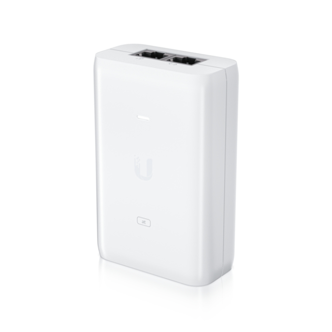 Ubiquiti adaptador e inyector PoE Gigabit Ethernet con U-POE-AT Ubiquiti U-POE-AT adaptador e inyector PoE Gigabit Ethernet, SKU U-POE-AT, dispositivo compacto y eficiente para alimentación a través de Ethernet