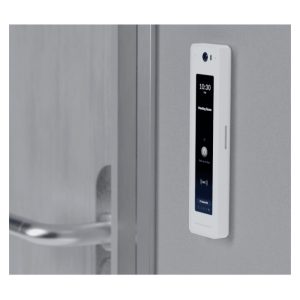 El lector de control de acceso Ubiquiti UISP G2 Pro en colores blanco y negro, ideal para sistemas de vigilancia y seguridad, SKU UA-G2-PRO