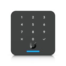 Imagen del Ubiquiti Reader Flex, un lector básico de control de acceso en color negro. SKU UA-G3-Flex-B