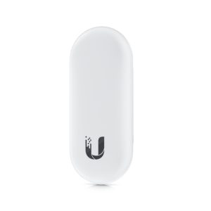 Imagen del lector biométrico blanco Ubiquiti UA-Reader Lite con tecnología avanzada, SKU UA-Reader Lite