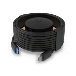 Cable de transmisión Ubiquiti de 7 metros con conector USB C en color negro. SKU: UACC-ADAPTER-DBAC