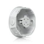 Caja de conexiones Ubiquiti UACC-AI-360-JB-W diseñada para cámaras de seguridad y montaje en viviendas, SKU UACC-AI-360-JB-W