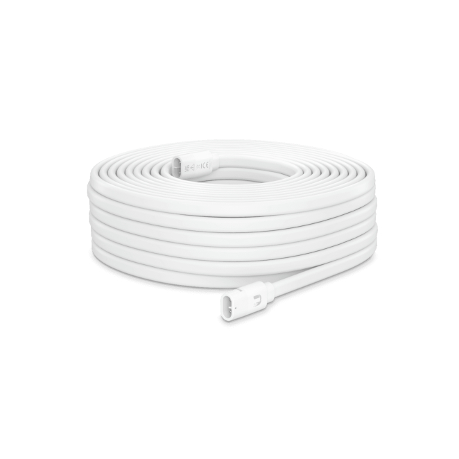 Cable de Red Ubiquiti UISP UACC-Cable-PT-30M Blanco Alta Velocidad Cable de red Ubiquiti UISP modelo UACC-Cable-PT-30M, color blanco, de 30 metros, diseñado para alta velocidad y estabilidad en la conexión.