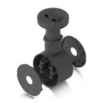 Monte para cámara Ubiquiti modelo UACC-Camera-DM-B con diseño robusto y duradero