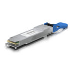 Imagen del módulo transceptor de fibra óptica Ubiquiti UACC-OM-QSFP28-LR4 con capacidad de 100000 Mbit/s y tipo de conexión QSFP28 / QSFP+. SKU: UACC-OM-QSFP28-LR4