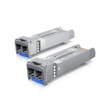 Módulo transceptor Ubiquiti UACC-OM-SM-10G-D-20, compatible con fibra óptica y velocidad de 10000 Mbit/s