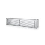 Accesorio de bastidor Ubiquiti UACC-RACK-PANEL-VENTED-2U, panel ciego de relleno para rack con ventilación y bisagras, tamaño 2U