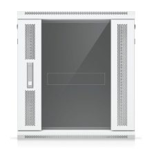 Ubiquiti UACC-RACK-12U-WALL-SLIM armario rack blanco de pared, de perfil delgado y 12U de altura. SKU: UACC-Rack-12U-Wall-Slim