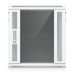 Ubiquiti UACC-RACK-12U-WALL-SLIM armario rack blanco de pared, de perfil delgado y 12U de altura. SKU: UACC-Rack-12U-Wall-Slim