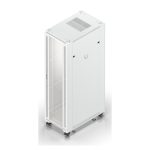 Armario rack Ubiquiti UACC-RACK-42U blanco independiente, capacidad de 42U para servidores y equipos de red.