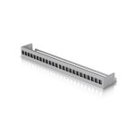 Panel Keystone Ubiquiti UACC-Rack-Panel-Patch-Blank-24 con 24 puertos en blanco para rack