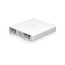 Vista frontal del sistema de alimentación ininterrumpida Ubiquiti UISP Power UPS de 100 W, modelo UISP-P