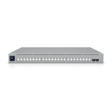 Imagen del switch Ubiquiti UniFi Pro XG 24 gestionado L2/L3 con puertos 10G Ethernet y de color gris, SKU USW-Pro-XG-24