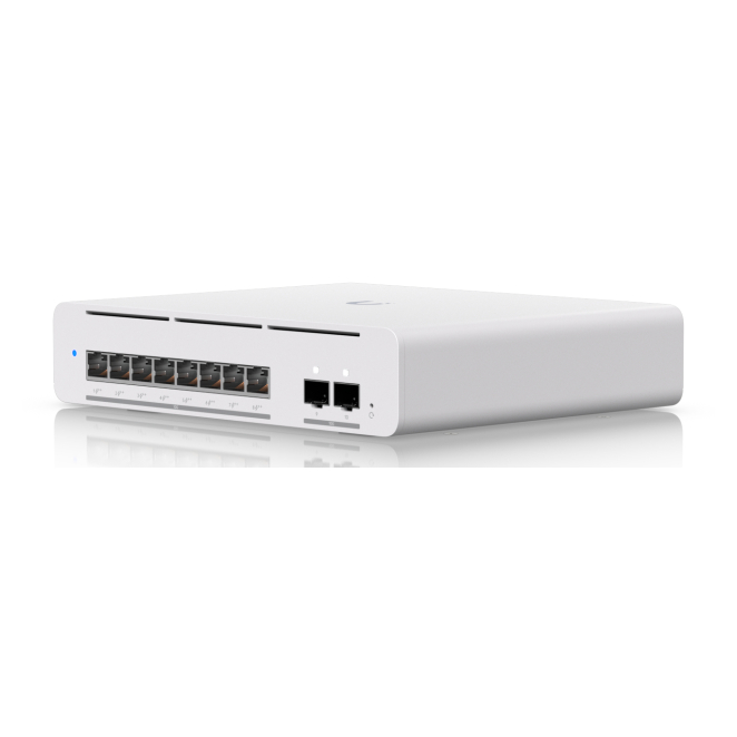 Ubiquiti UniFi Pro XG 8 PoE Switch Gestionado con Ethernet 10G Switch gestionado Ubiquiti UniFi Pro XG 8 PoE, con capacidades L2/L3, compatible con 10G Ethernet y PoE, en color gris. SKU: USW-Pro-XG-8-PoE