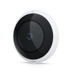 Imagen de la cámara de seguridad IP Ubiquiti AI 360, modelo UVC-AI-360-W, diseñada para interiores y exteriores con resolución de 1920x1920 píxeles, montada en techo o pared.
