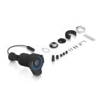 Cámara de seguridad IP Ubiquiti AI LPR en forma de bala, apta para interior y exterior, resolución 3840 x 2160 pixeles. SKU: UVC-AI-LPR-B