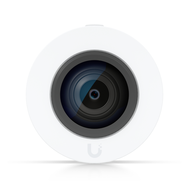 Ubiquiti AI Theta 360 Lente con Visión Panorámica Lente panorámico Ubiquiti AI Theta 360 con SKU UVC-AI-Theta-Lens-360 mostrando visión de 360 grados para cámaras de seguridad