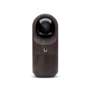 Imagen de la carcasa protectora Ubiquiti color madera para cámaras de seguridad, SKU UVC-G3F-cover-Wood-3. Diseño elegante y resistente.
