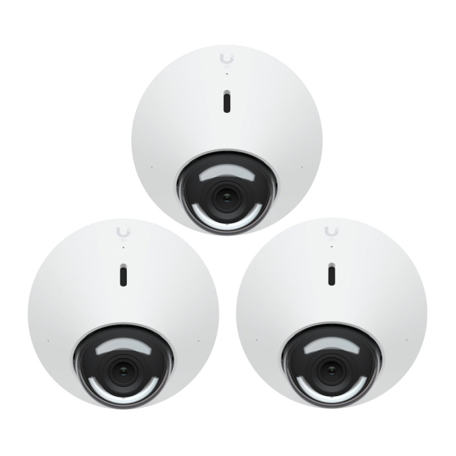 Ubiquiti Cámara de Seguridad IP Domo con 2688x1512 Pixeles Cámara de vigilancia Ubiquiti UVC-G5-DOME-3 con resolución de 2688 x 1512 píxeles, montada en techo o pared, para uso interior y exterior