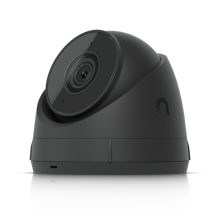Cámara de seguridad Ubiquiti G5 Turret Ultra con resolución de 2688 x 1512 píxeles, instalada en techo o pared. SKU: UVC-G5-Turret-Ultra-B.