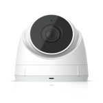Imagen de la Ubiquiti G5 Turret Ultra, una cámara de seguridad IP para interior y exterior con resolución de 2688 x 1512 pixeles. SKU: UVC-G5-Turret-Ultra.