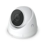 Imagen de la Ubiquiti G5 Turret Ultra, una cámara de seguridad IP para interior y exterior con resolución de 2688 x 1512 pixeles. SKU: UVC-G5-Turret-Ultra.