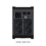 Vertiv PSA6E-1000IT-SCH sistema de alimentación ininterrumpida (UPS) de línea interactiva con capacidad de 1 kVA y 525 W, cuatro salidas AC para protección de equipos electrónicos