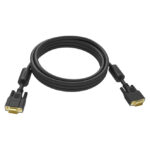Cable VGA Vision de 10 metros en color negro, modelo TC 10MVGAP/BL, ideal para conexiones de alta calidad.