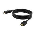 Adaptador de cable de vídeo Vision de 2 metros DisplayPort a HDMI, color negro, SKU TC 2MDPHDMI8K/BL