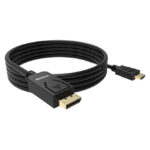 Adaptador de cable Vision TC 2MDPHDMI/BL de 2 metros, conexión de DisplayPort a HDMI tipo A, color negro