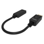 Adaptador de Cable de vídeo HDMI tipo A (Estándar) a DisplayPort negro Vision, modelo TC-DPHDMI/BL