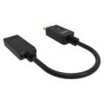 Adaptador de Cable de vídeo HDMI tipo A (Estándar) a DisplayPort negro Vision, modelo TC-DPHDMI/BL