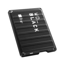 Western Digital WD_BLACK P10 Game Drive disco duro externo de 2 TB con conexión USB tipo A 2.0/3.2 Gen 1 en color negro. SKU: WDBA2W0020BBK-WES1.