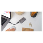 Disco duro externo Western Digital My Passport, 4 TB, USB Tipo C 3.2 Gen 2, gris, SKU WDBAGF0040BGY-WESN