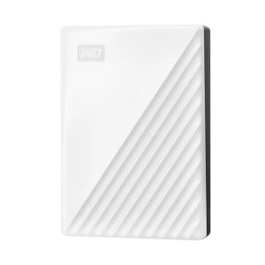 Disco duro externo Western Digital My Passport WDBR9S0060BWT-WESN de 6 TB, color blanco, con conexión Micro-USB B 3.2 Gen 1.