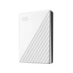 Disco duro externo Western Digital My Passport WDBR9S0060BWT-WESN de 6 TB, color blanco, con conexión Micro-USB B 3.2 Gen 1.