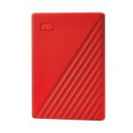 Western Digital My Passport disco duro externo 2 TB con puerto 3.2 Gen 1, color rojo, modelo WDBYVG0020BRD-WESN