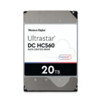 Western Digital Ultrastar DC HC560 disco duro interno de 20 TB, 7200 RPM, 512 MB cache, 3.5 pulgadas, Serial ATA III, SKU WUH722020BLE6L4