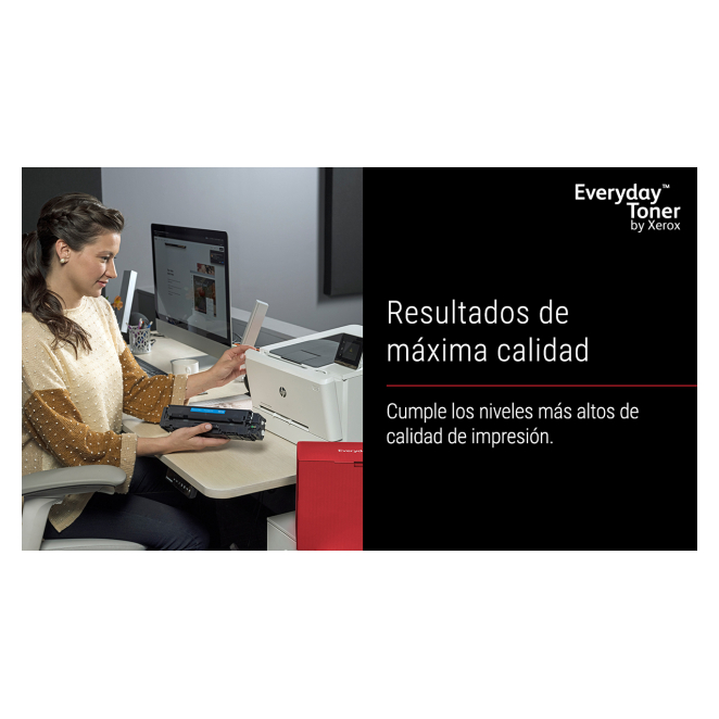 El tóner Everyday™ Negro de Xerox es compatible con Brother TN247BK, Capacidad alta 2 Toner Everyday™ Negro de Xerox en oficina