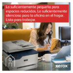 Imagen de la impresora multifuncional inalámbrica Xerox C235 con capacidad de 22 ppm, incluyendo funciones de copia, impresión, escaneado y fax. SKU: C235V_DNI.